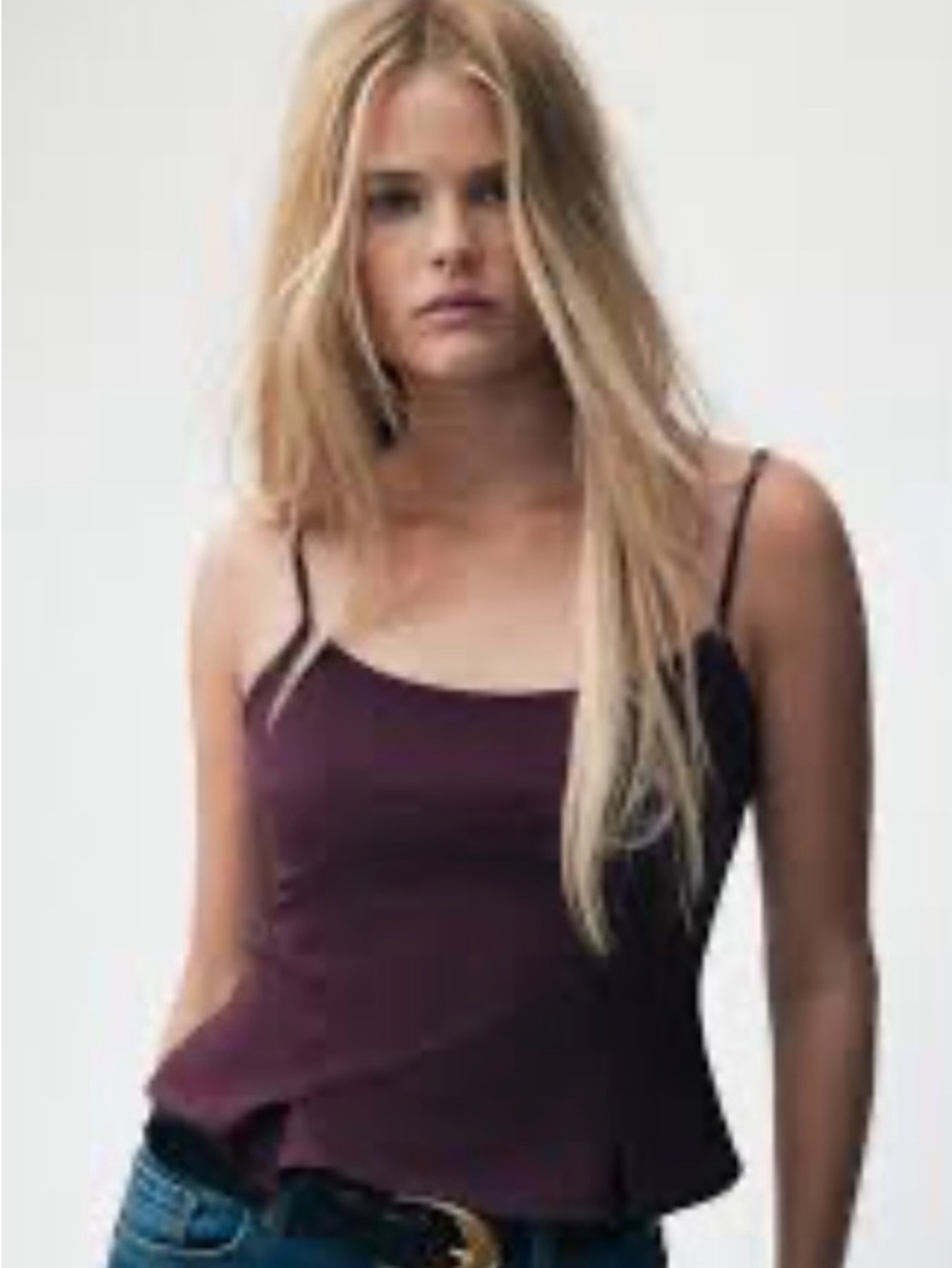 H&M Plum Spaghetti-Strap Camisole